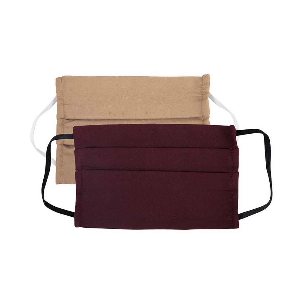 Faballey 2 Ply Pleated Resusable Mask Set Blush - Image 2