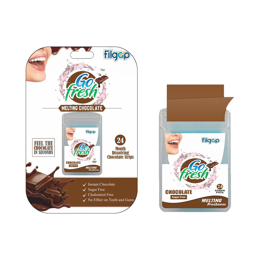 Filgap Go Fresh Mouth Dissolving Strip Chocolate