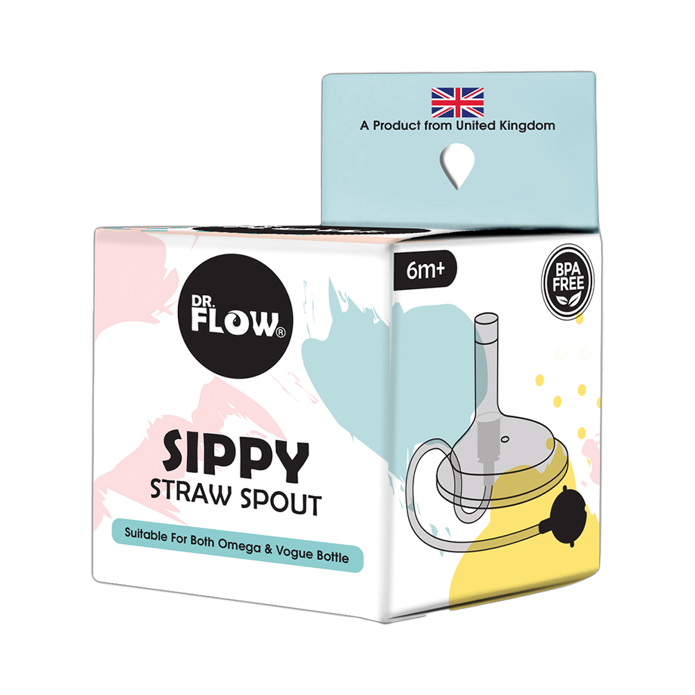 Dr. Flow DF9011 Sippy Straw Spout 6m+ Nipple - Image 1