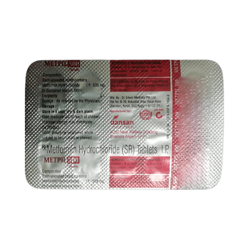 Metpil 500 Tablet - Image 3
