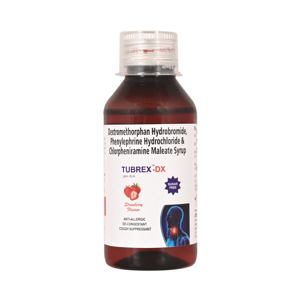 Tubrex-DX Syrup Strawberry Sugar Free - Image 1