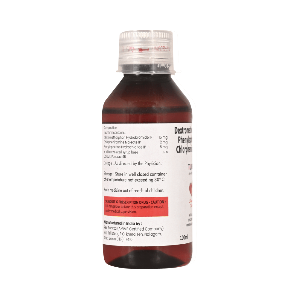 Tubrex-DX Syrup Strawberry Sugar Free - Image 2