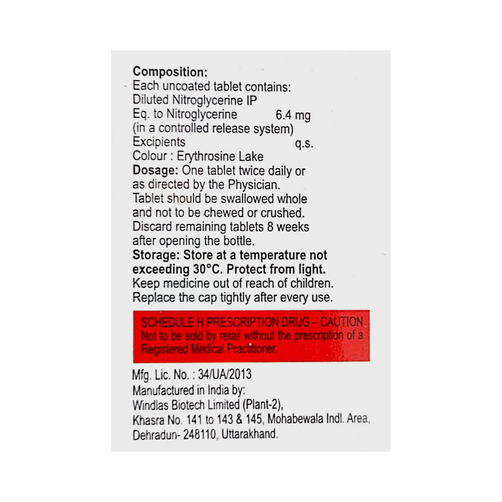 GTN-XL 6.4mg Tablet - Image 2