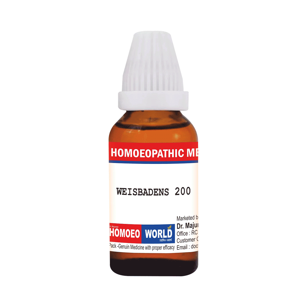Dr. Majumder Homeo World Weisbaden Dilution (30ml Each) 200