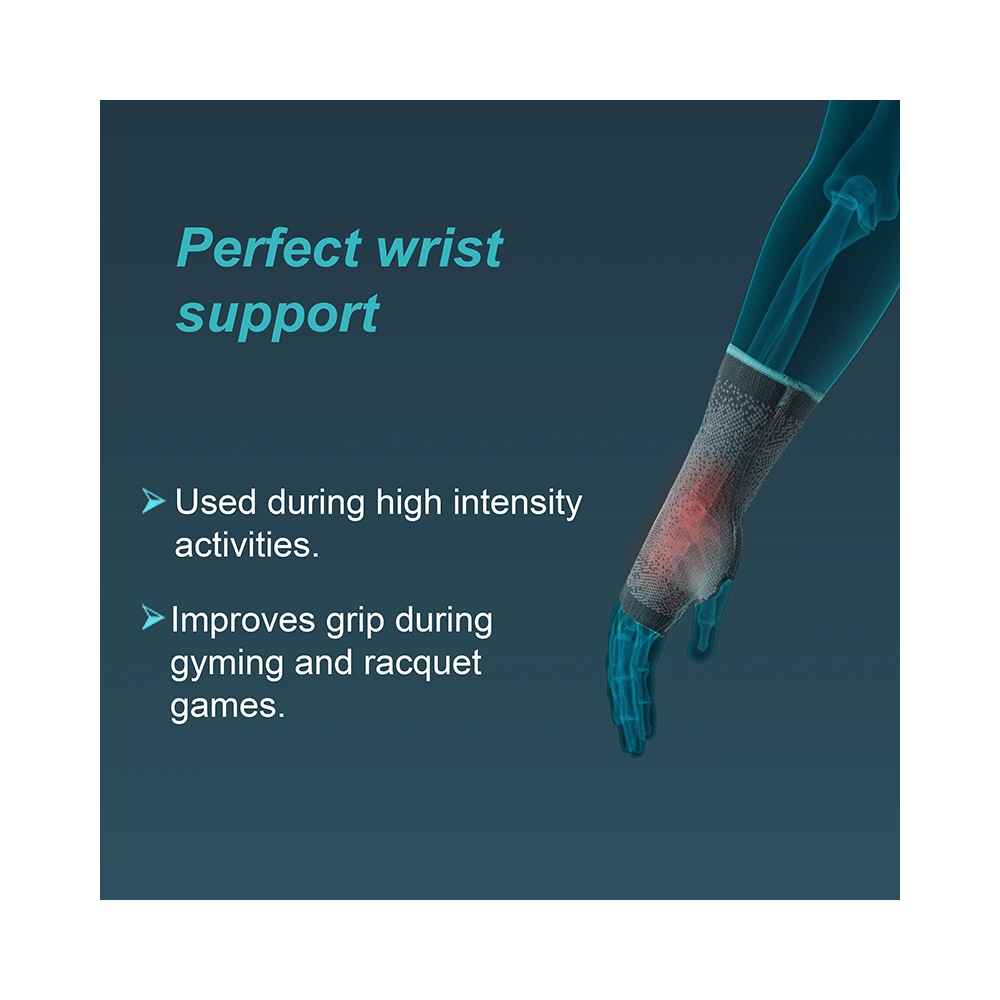 Tynor E 17 Wrist Support Urbane Medium Grey - Image 2