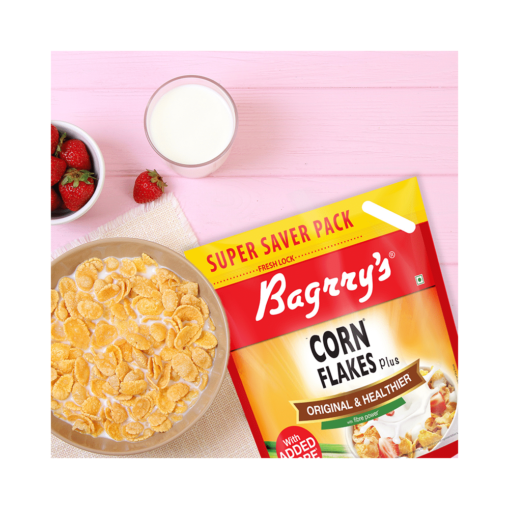 Bagrry's Corn Flakes Plus with Fibre for Overall Health - Image 3