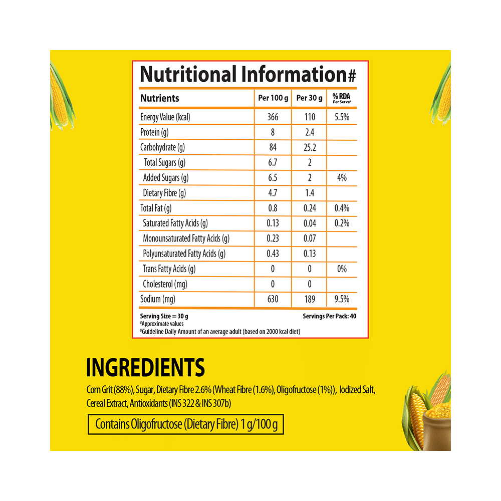 Bagrry's Corn Flakes Plus with Fibre for Overall Health - Image 4