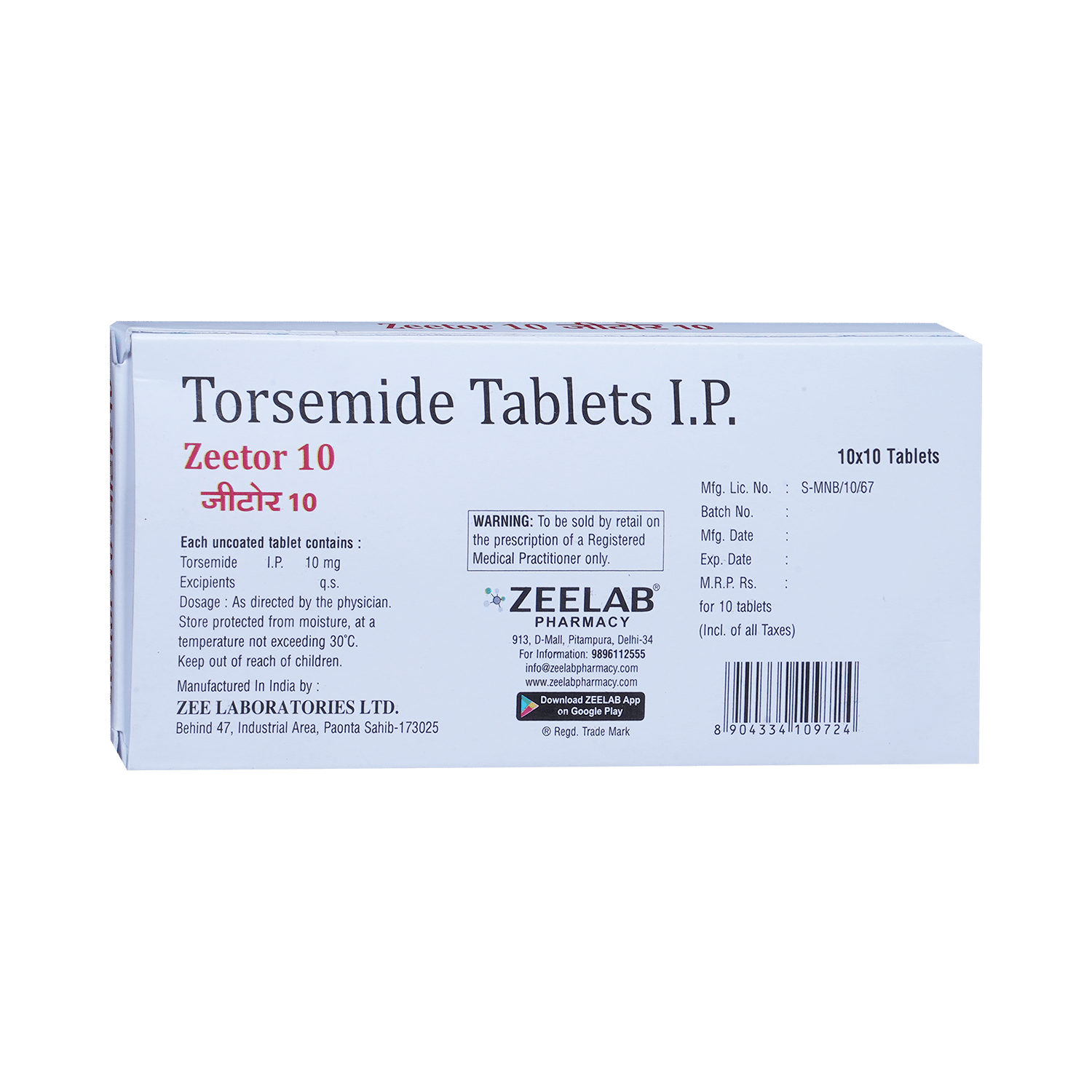 Zeetor 10 Tablet - Image 3