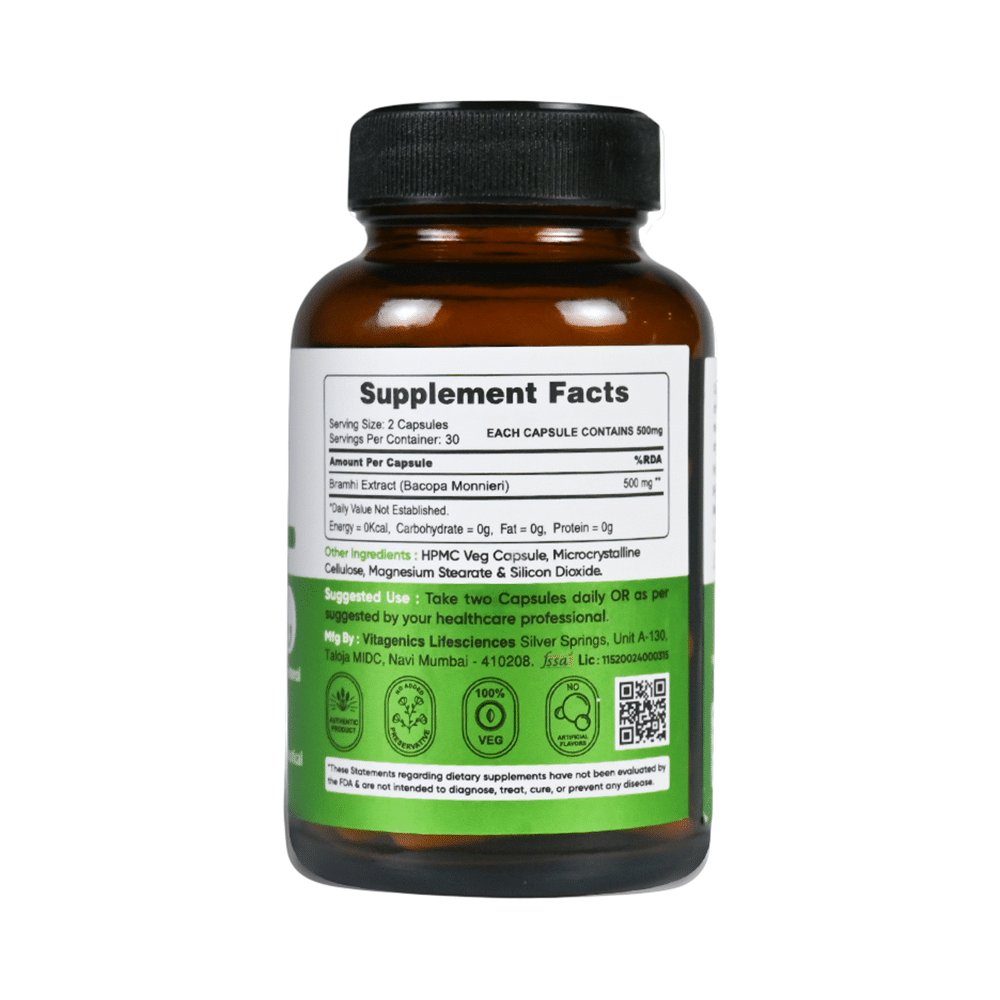 StemRx Bramhi Capsule for Stress Relief & Brain Health - Image 2