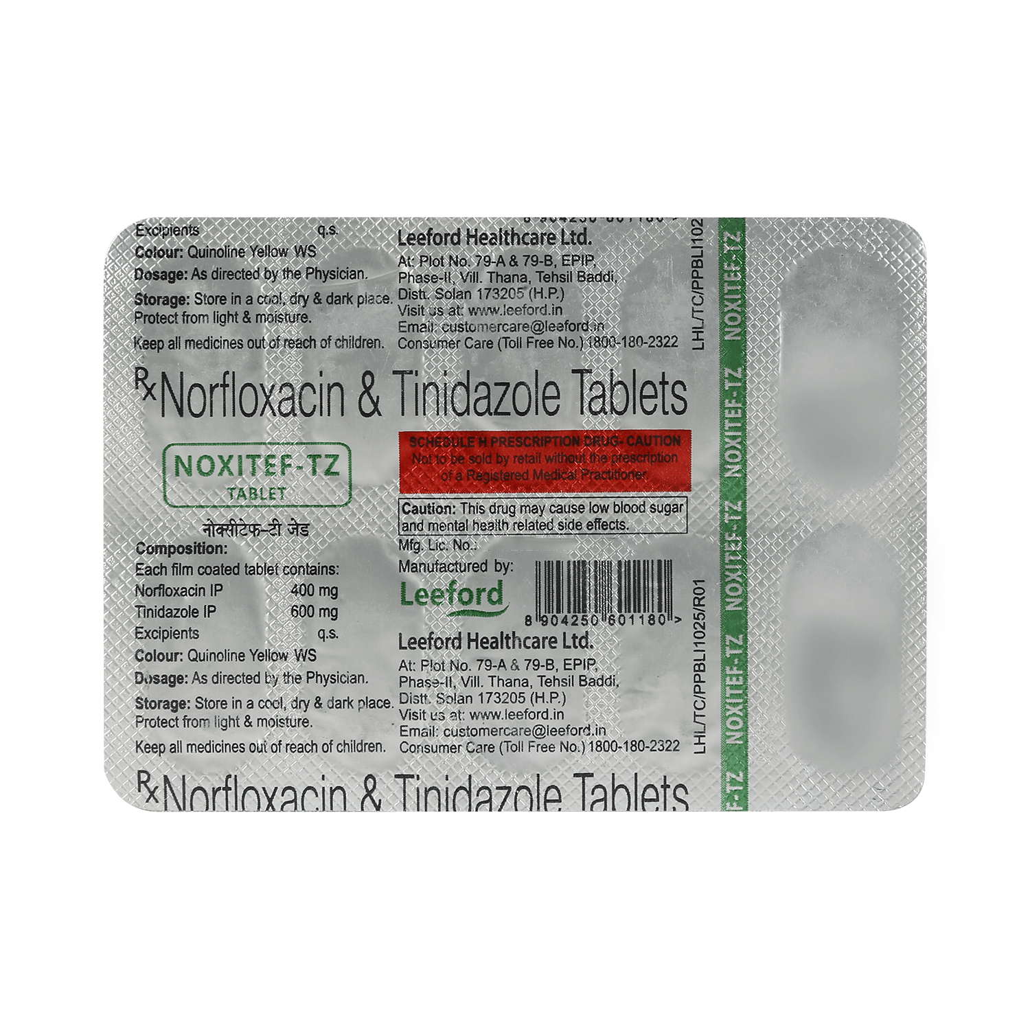 Noxitef TZ 400mg/600mg Tablet - Image 3