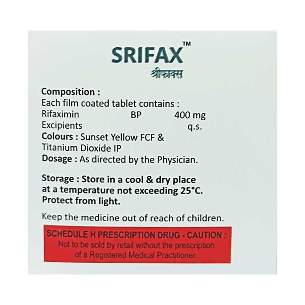 Srifax Tablet - Image 2