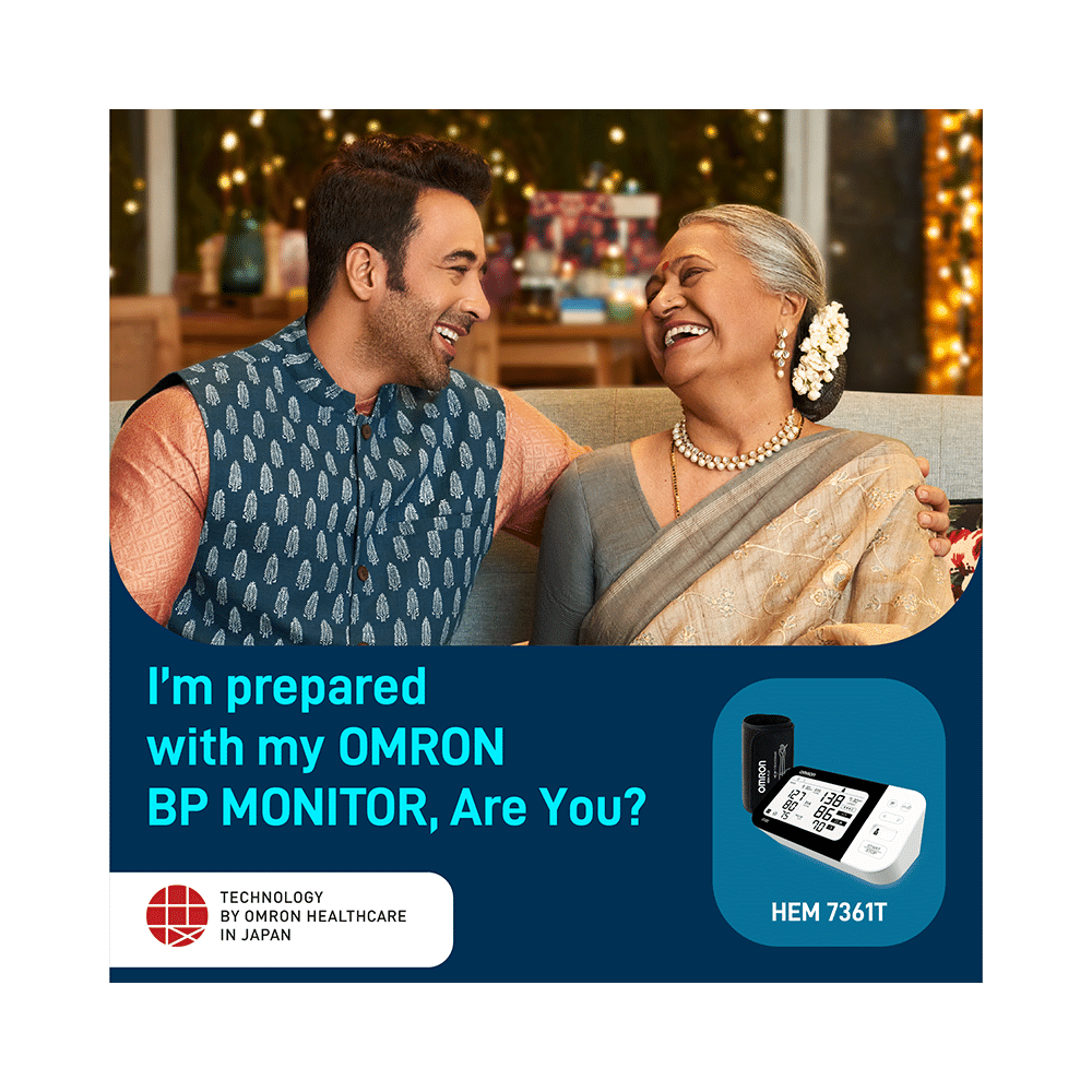 Omron White HEM 7361T Blood Pressure Monitor - Image 2
