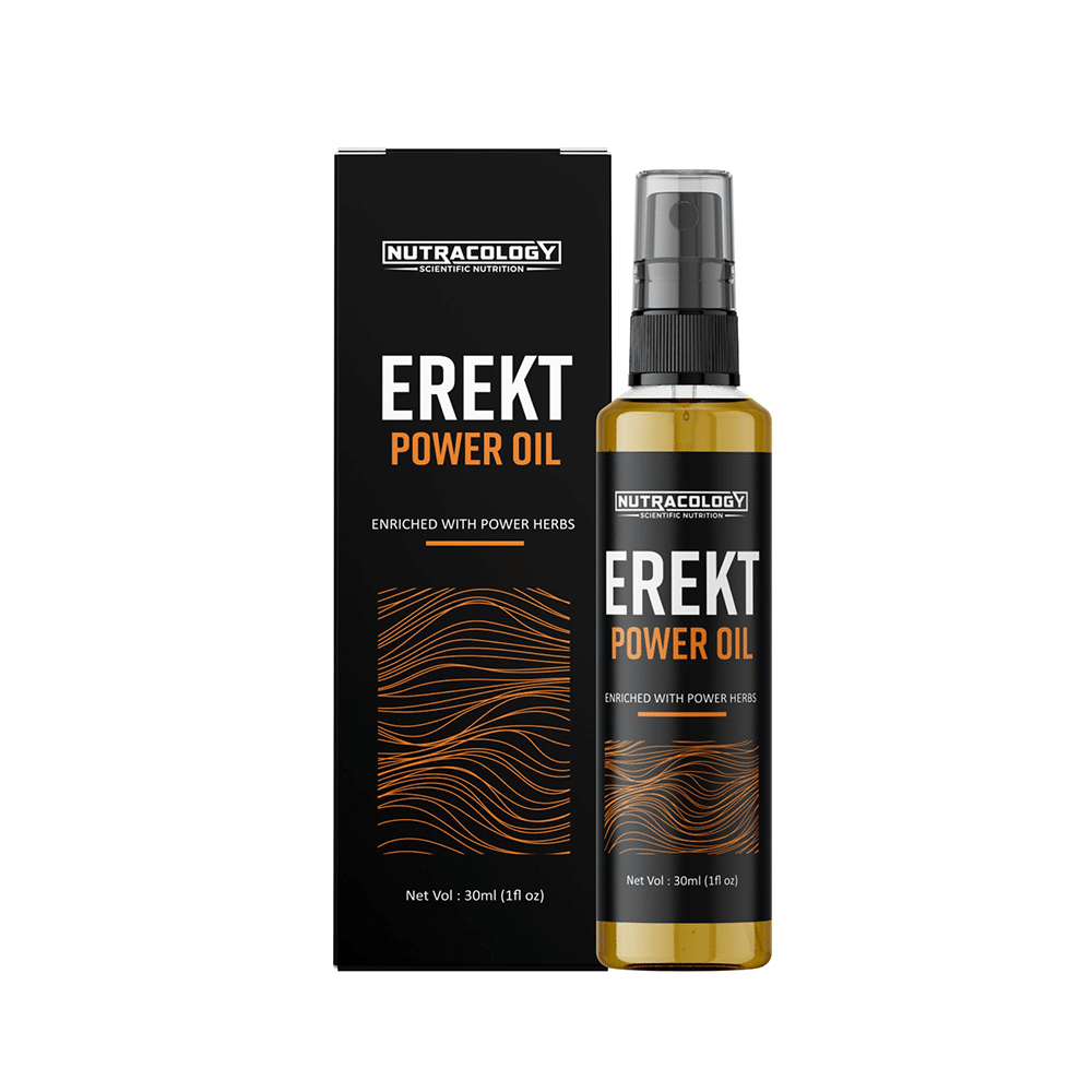Nutracology Combo Pack of Viromex Performance Booster 30 Capsule & Erekt Power Oil 30ml - Image 2