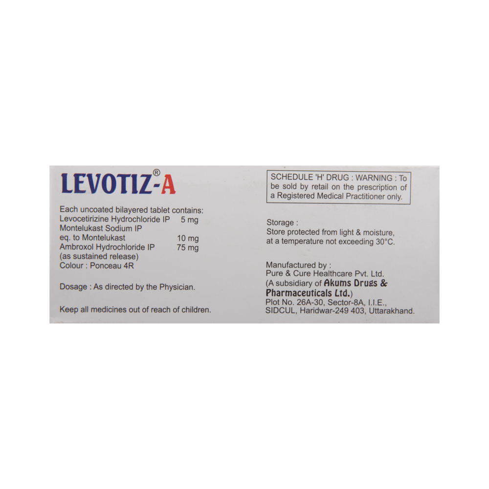 Levotiz-A Tablet SR - Image 3