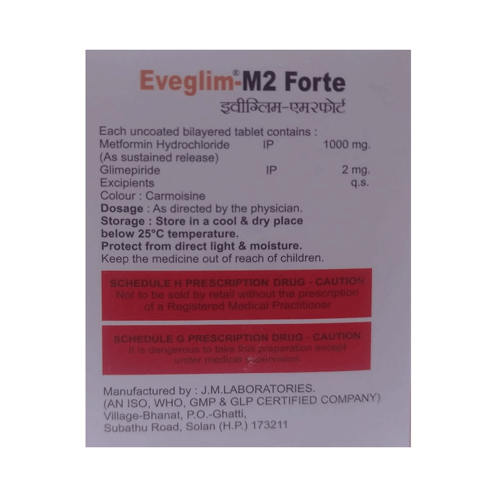 Eveglim M2 Forte Tablet SR - Image 2