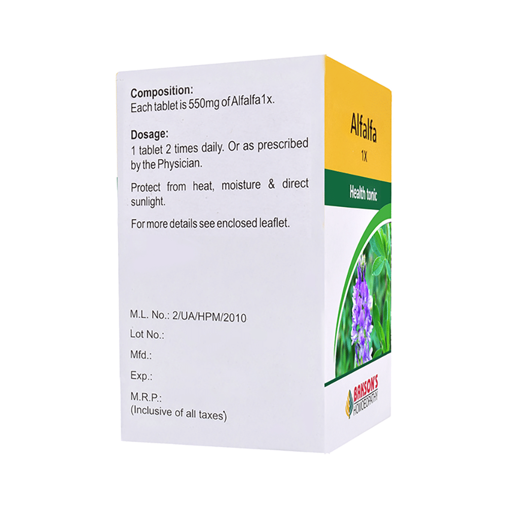Bakson's Homeopathy Alfalfa 1X - Image 2