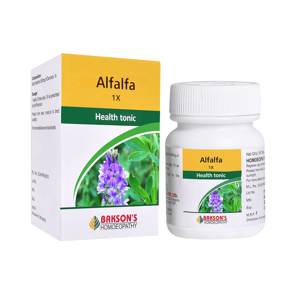 Bakson's Homeopathy Alfalfa 1X - Image 1
