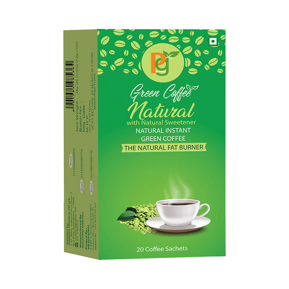 Pg Natural with Natural Sweetener Green Coffee Sachet