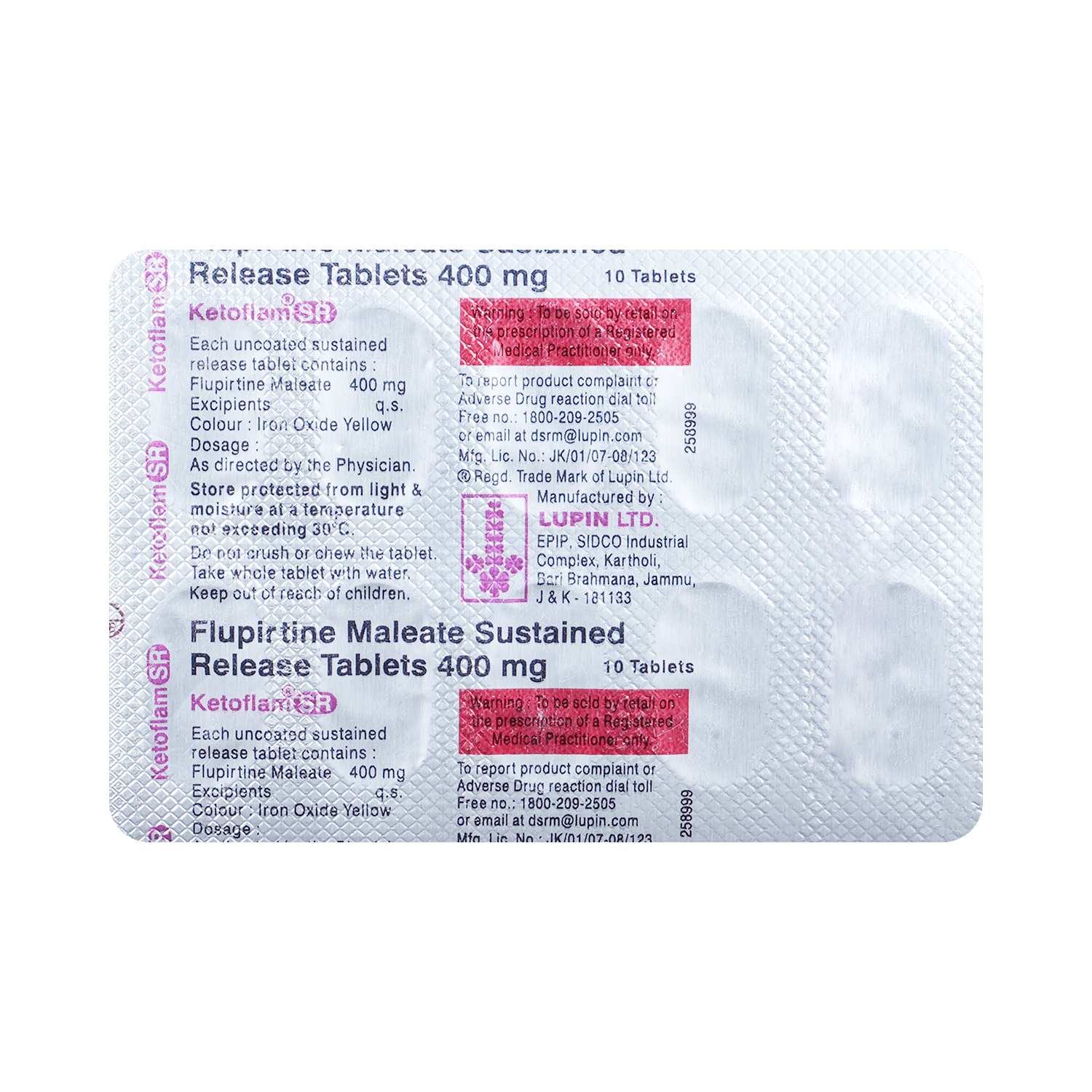 Ketoflam SR Tablet - Image 6