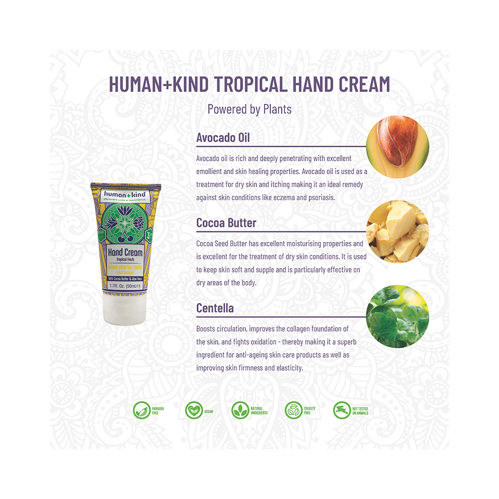 Human+Kind Hand Cream Tropical Fresh - Image 4