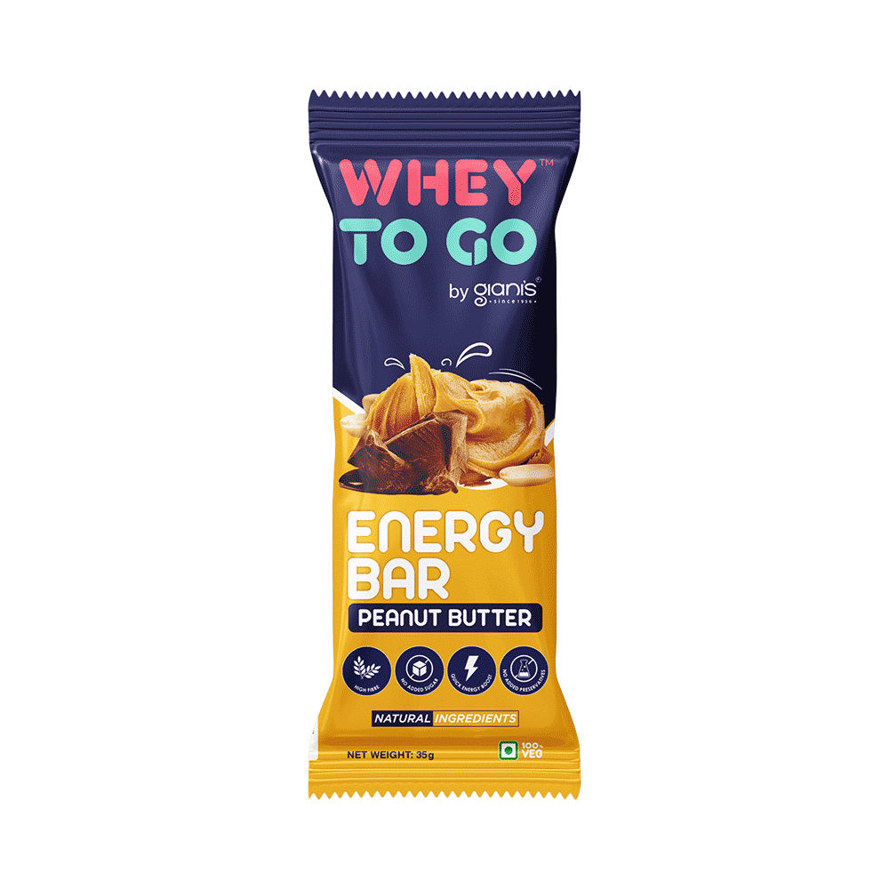 Whey To Go Energy Bar (35gm Each) Peanut Butter - Image 1