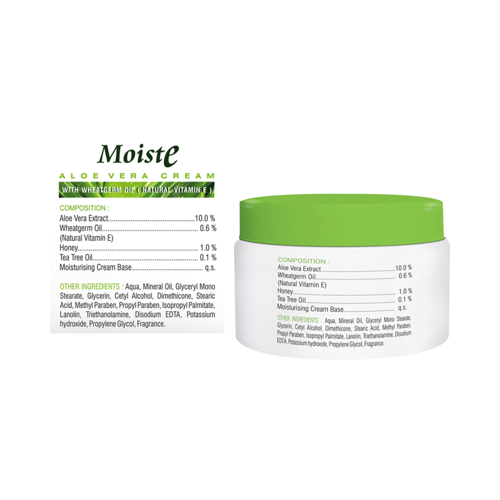 Moiste Aloe Vera Moisturising Cream (50gm Each) - Image 2