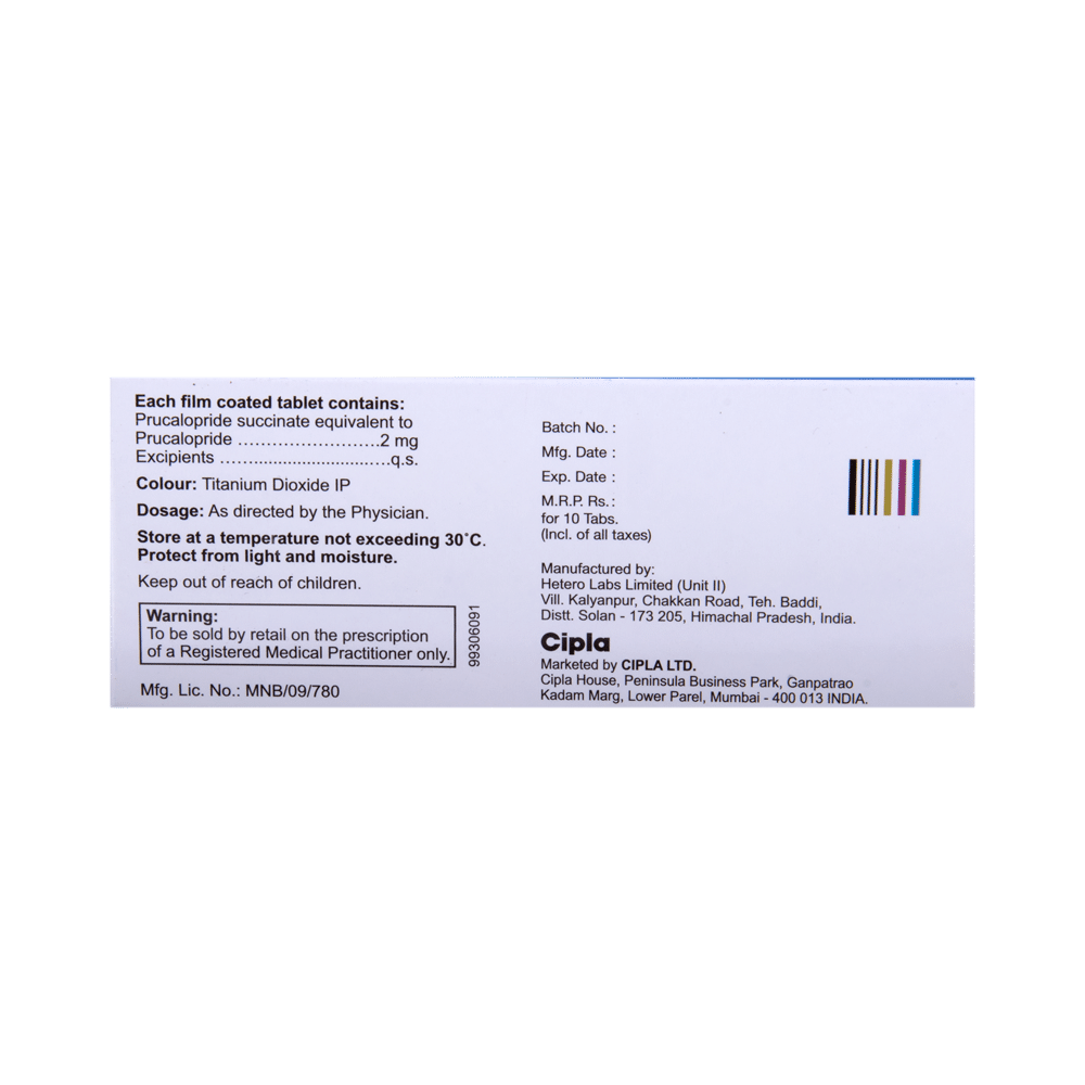Prucapla 2mg Tablet - Image 3