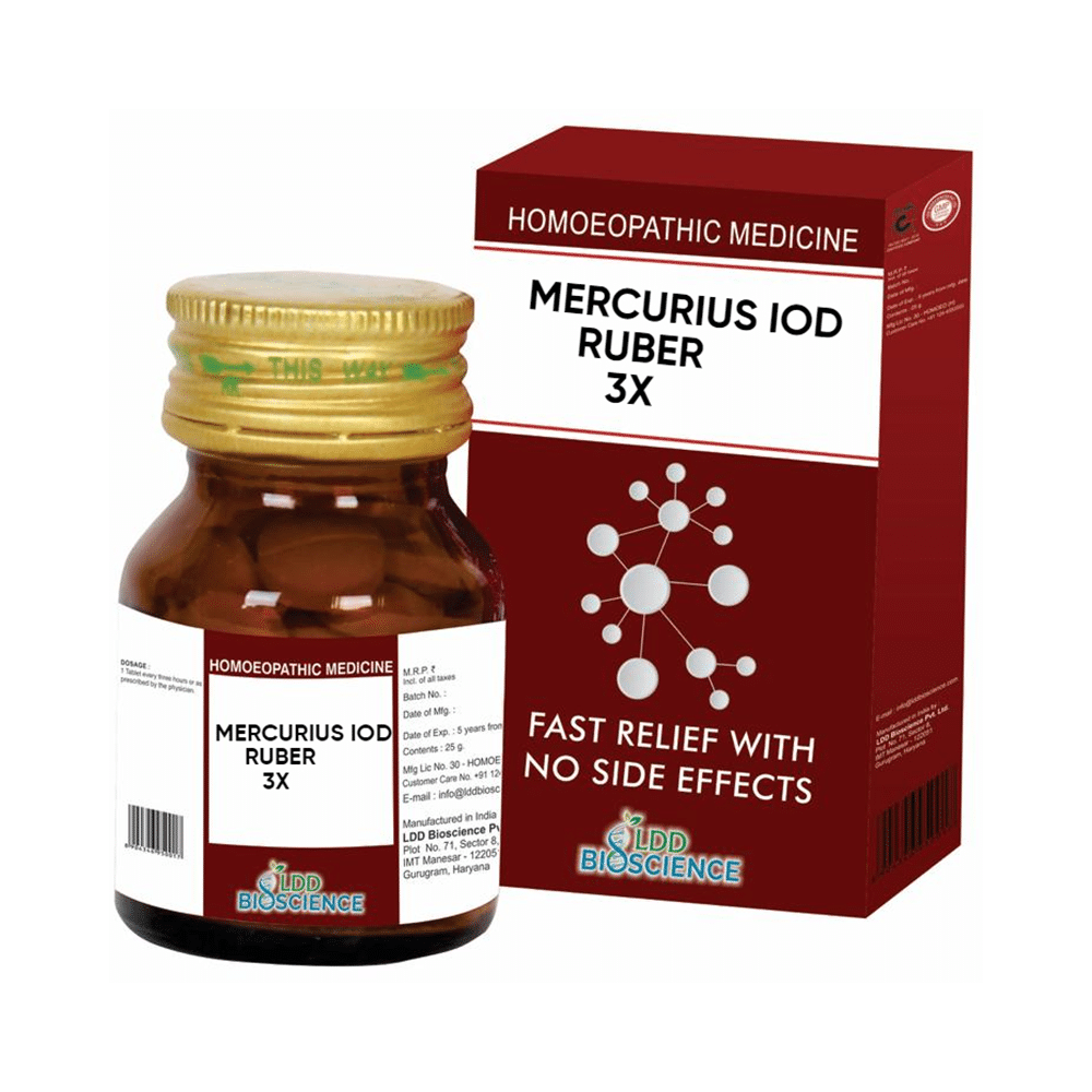 LDD Bioscience Mercurius Iod Ruber 3X - Image 1