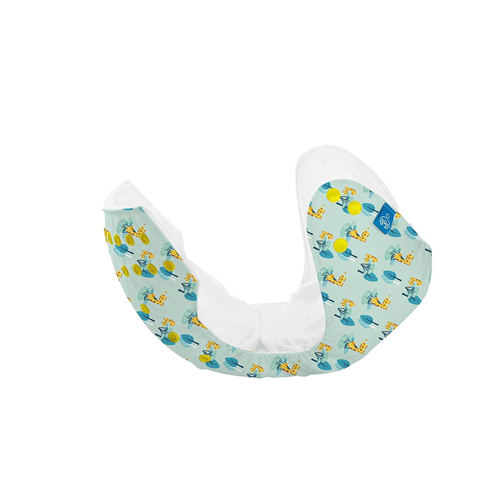 Bumberry Adjustable Reusable Cloth Diaper Cover with 2 Wet Free Insert For Babies Baby Giraffe - Image 2