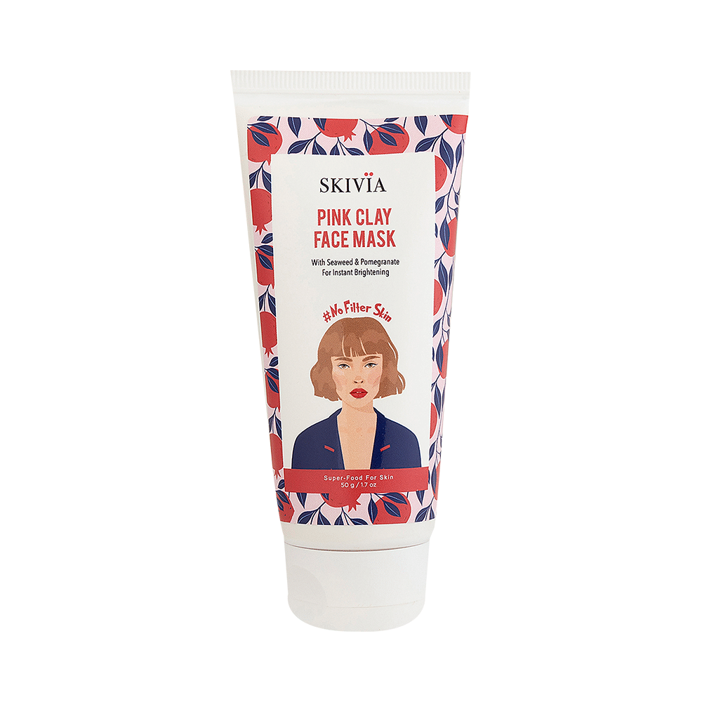 Skivia Pink Clay Face Mask