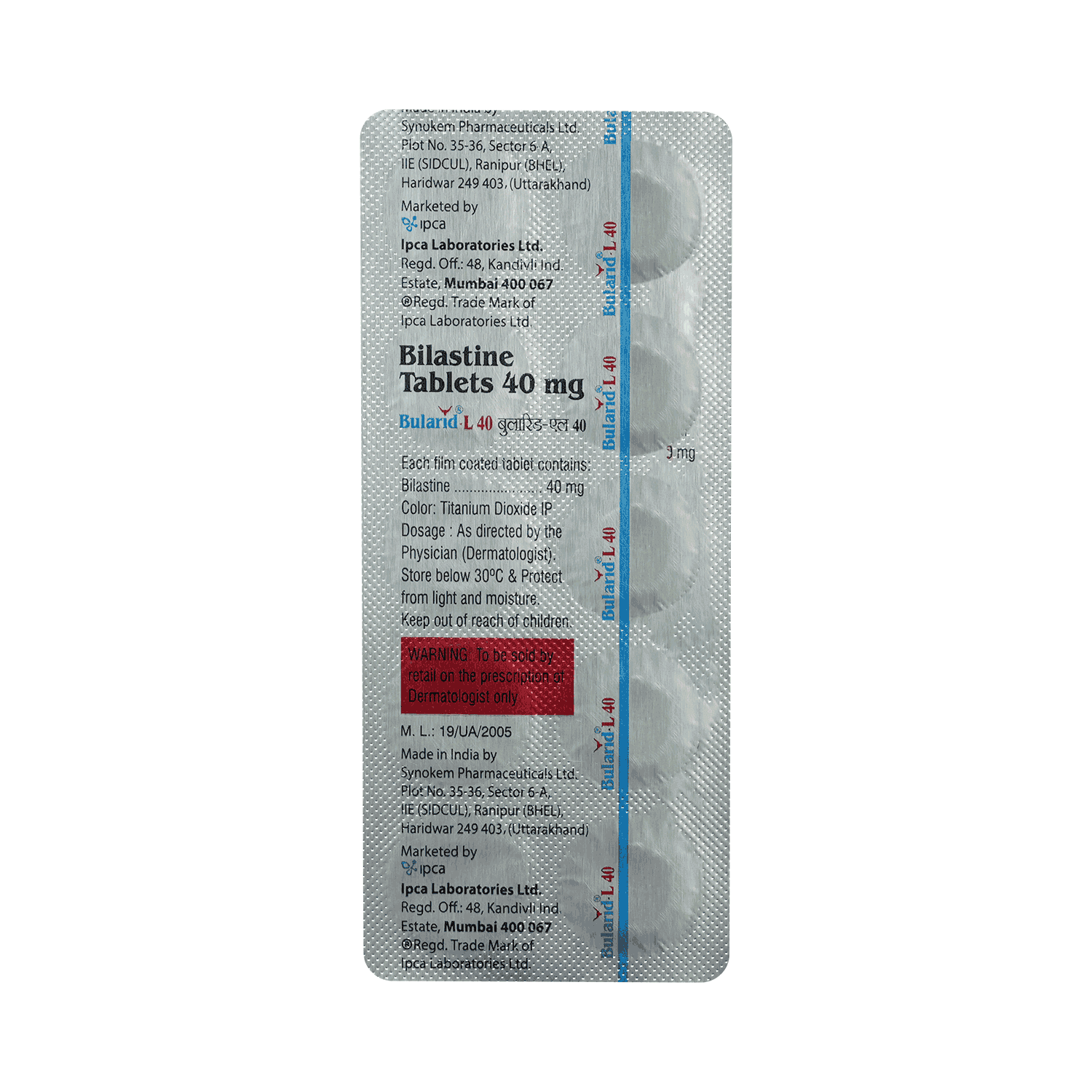 Bularid-L 40 Tablet - Image 5