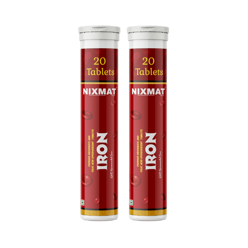 Nixmat Iron Effervescent Tablet (20 Each) - Image 1