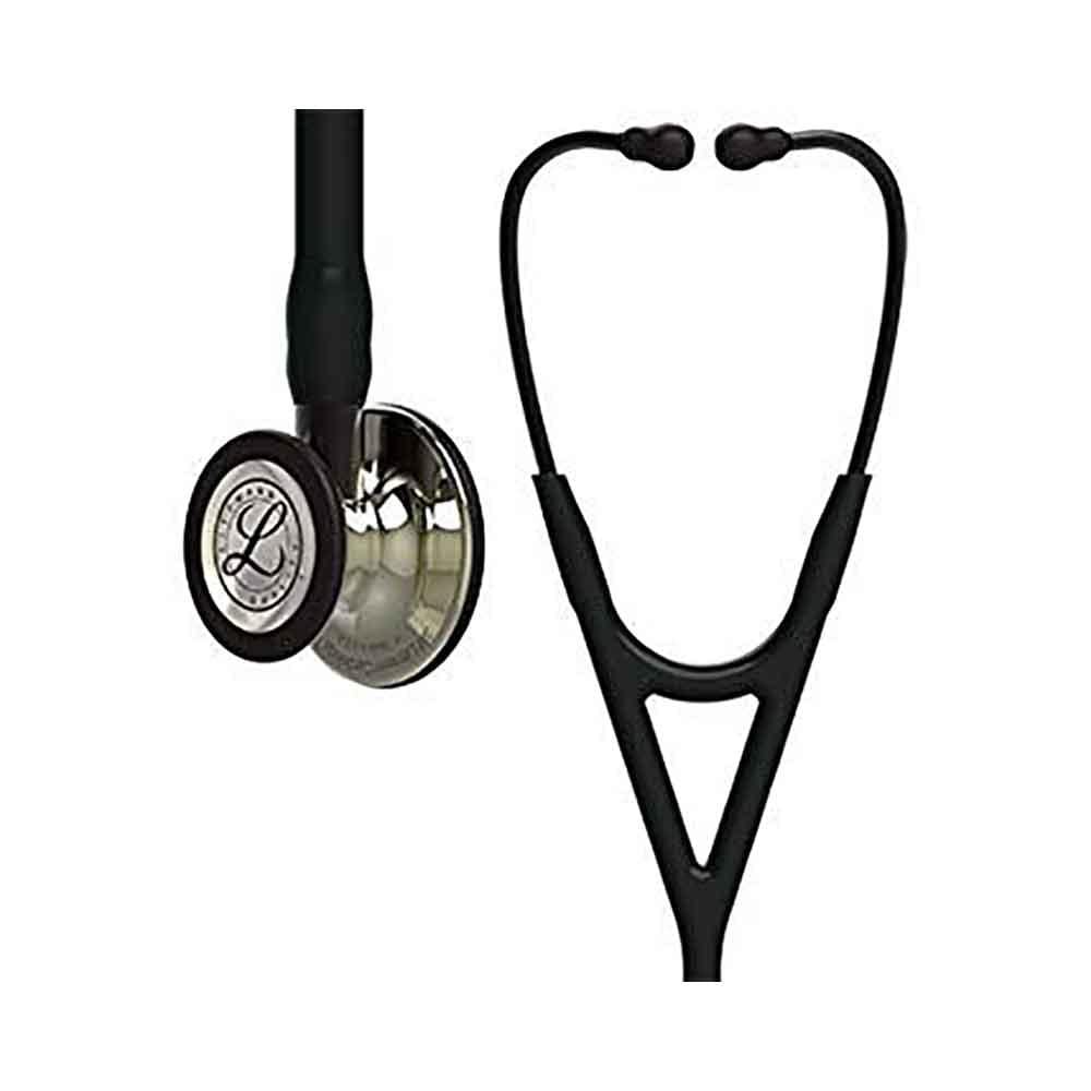 3M Littmann 6179 Cardiology IV Champagne Finish Chestpiece Black Tube Stethoscope 27inch - Image 2