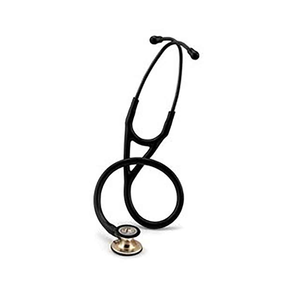 3M Littmann 6179 Cardiology IV Champagne Finish Chestpiece Black Tube Stethoscope 27inch - Image 1