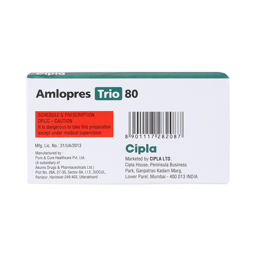 Amlopres Trio 80 Tablet - Image 2