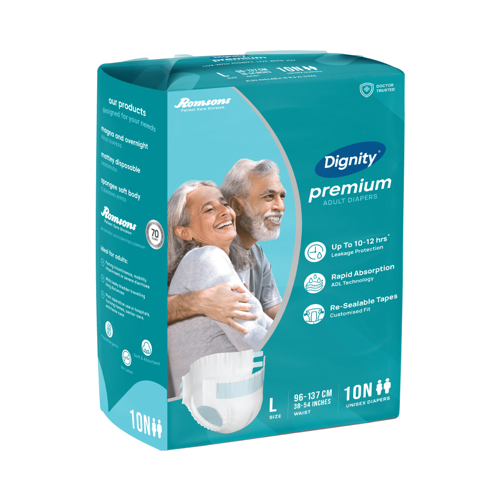 Dignity Premium Adult Diaper (10 Each) Large - Image 4
