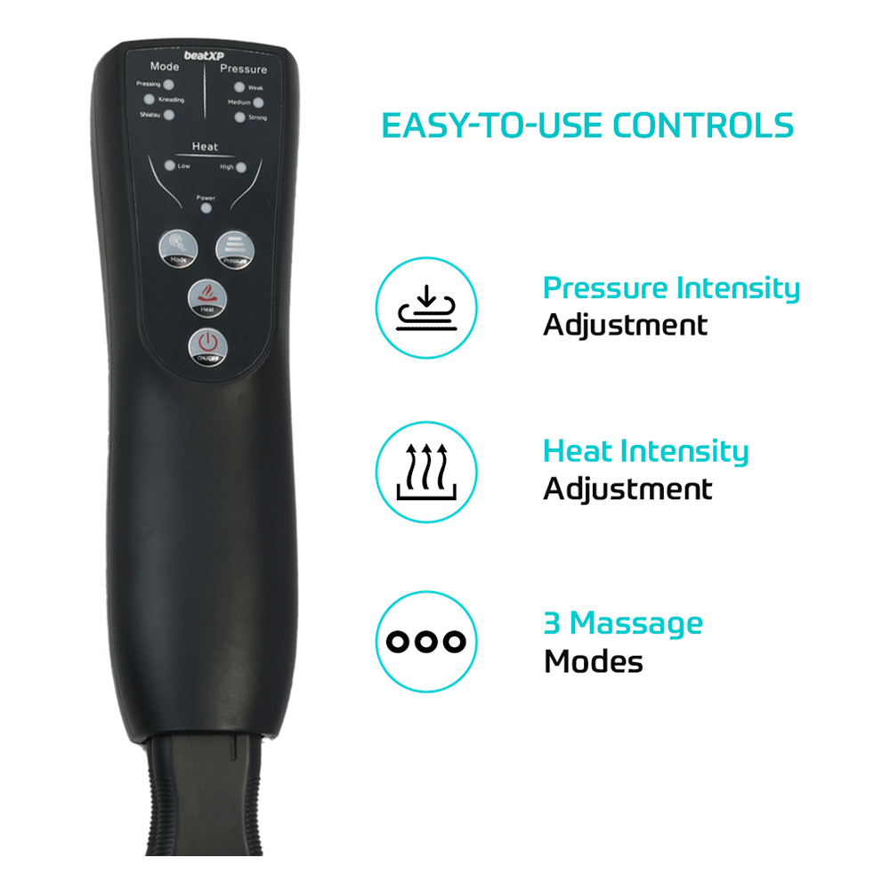 beatXP Air Stream Pro Compression Full Leg Massager Black - Image 3