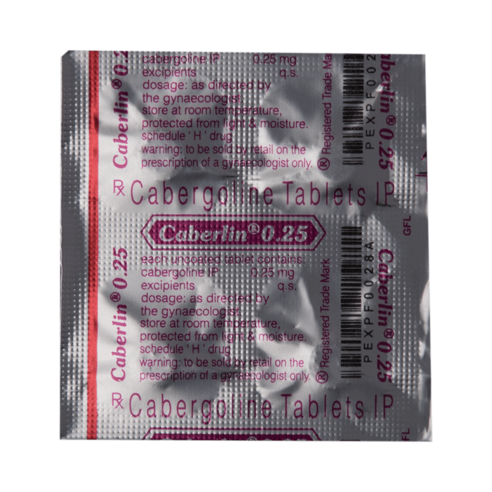 Caberlin 0.25 Tablet - Image 4