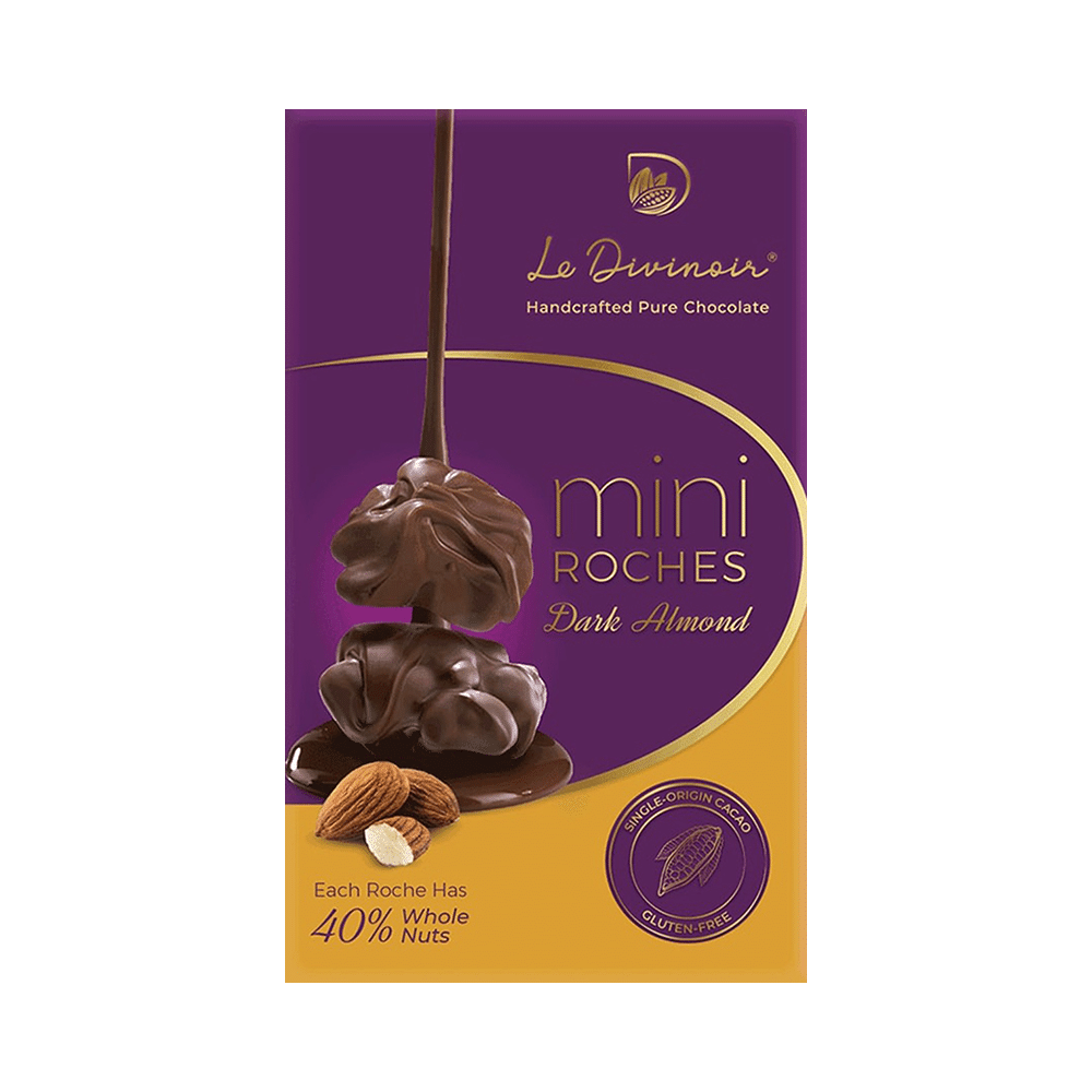 Le Divinoir Handcrafted Pure Mini Dark Almond Roches-No Vegatable Fat - Image 1