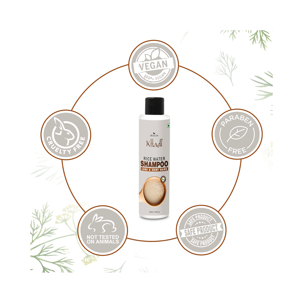 Dr. Vegan Khadi Rice Water Shampoo - Image 4