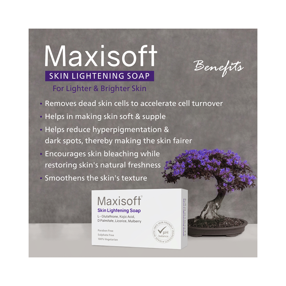 Maxisoft Skin LIghtening Soap (75gm Each) - Image 7