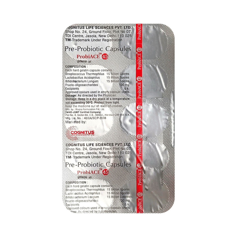 Probiace 45 Capsule  - Image 2
