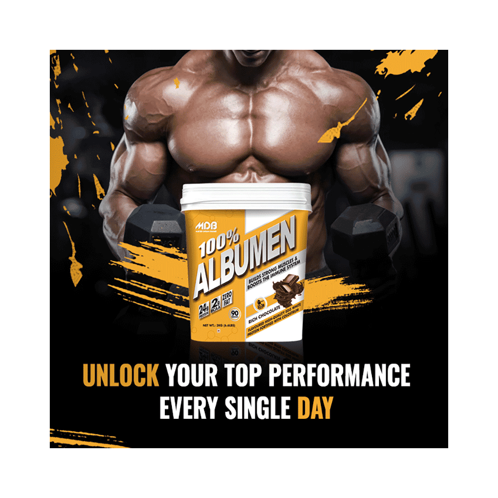 MDB Master Dream Bodies 100% Albumen Rich Chocolate - Image 7