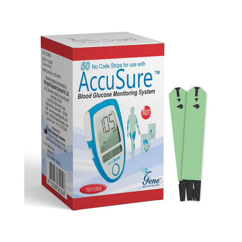 Dr. Gene Accusure Blood Glucose Test Strip (Only Strip) - Image 3