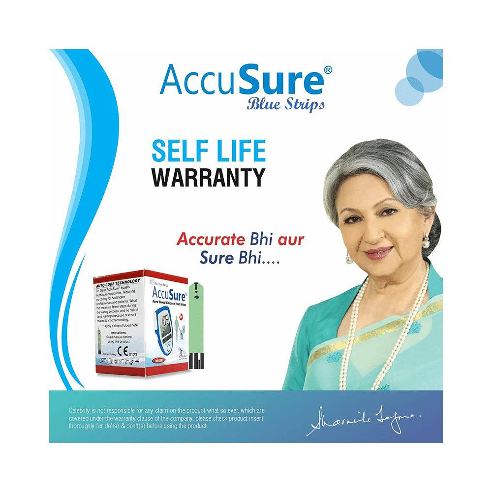 Dr. Gene Accusure Blood Glucose Test Strip (Only Strip) - Image 9