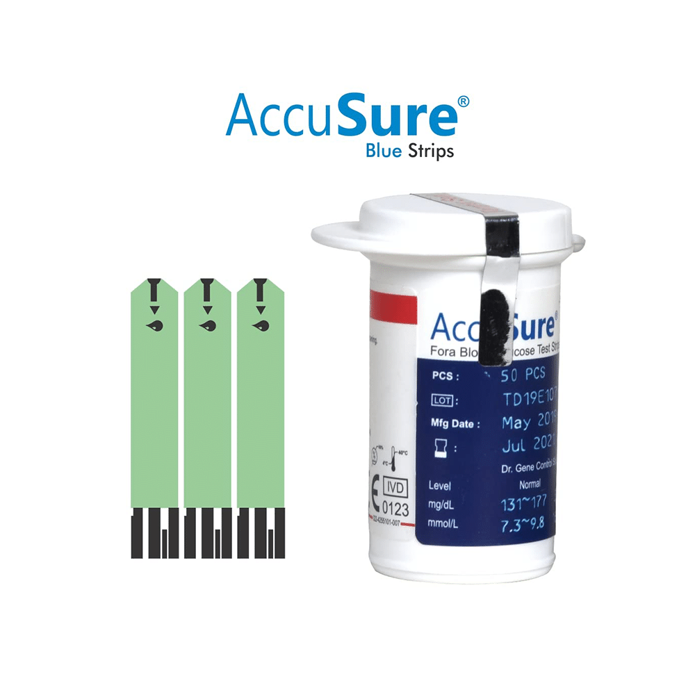 Dr. Gene Accusure Blood Glucose Test Strip (Only Strip) - Image 4