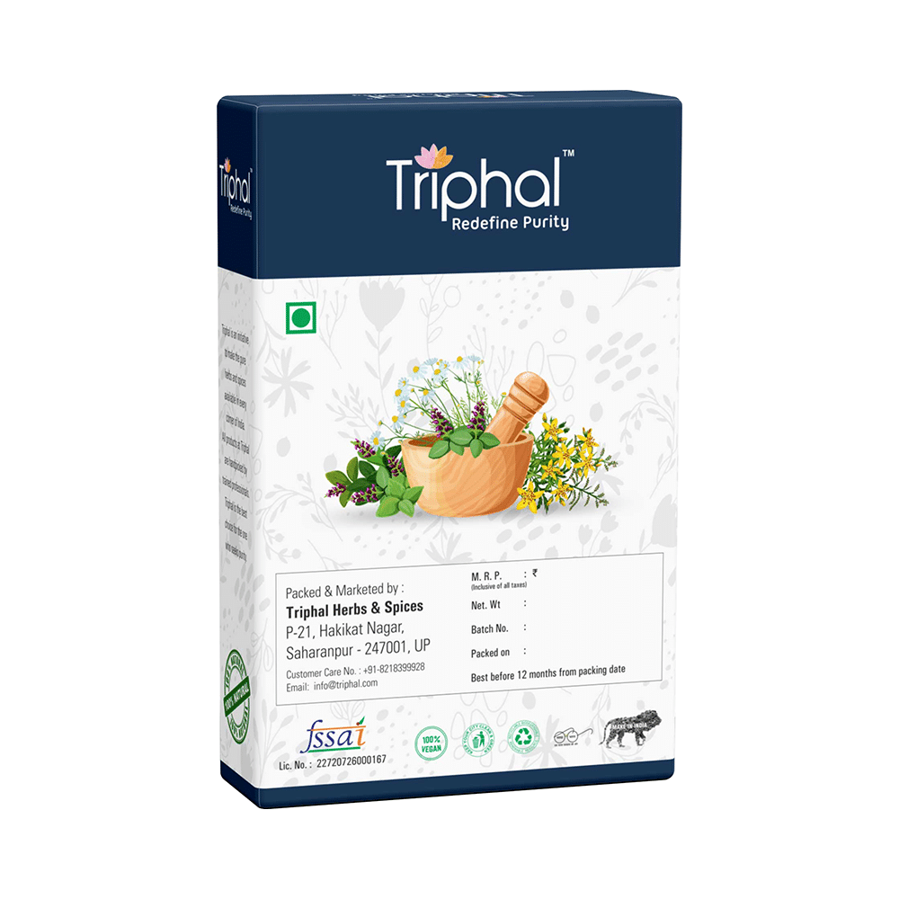 Triphal Dried Eclipta Alba Leaves Bhringraj Powder - Image 2