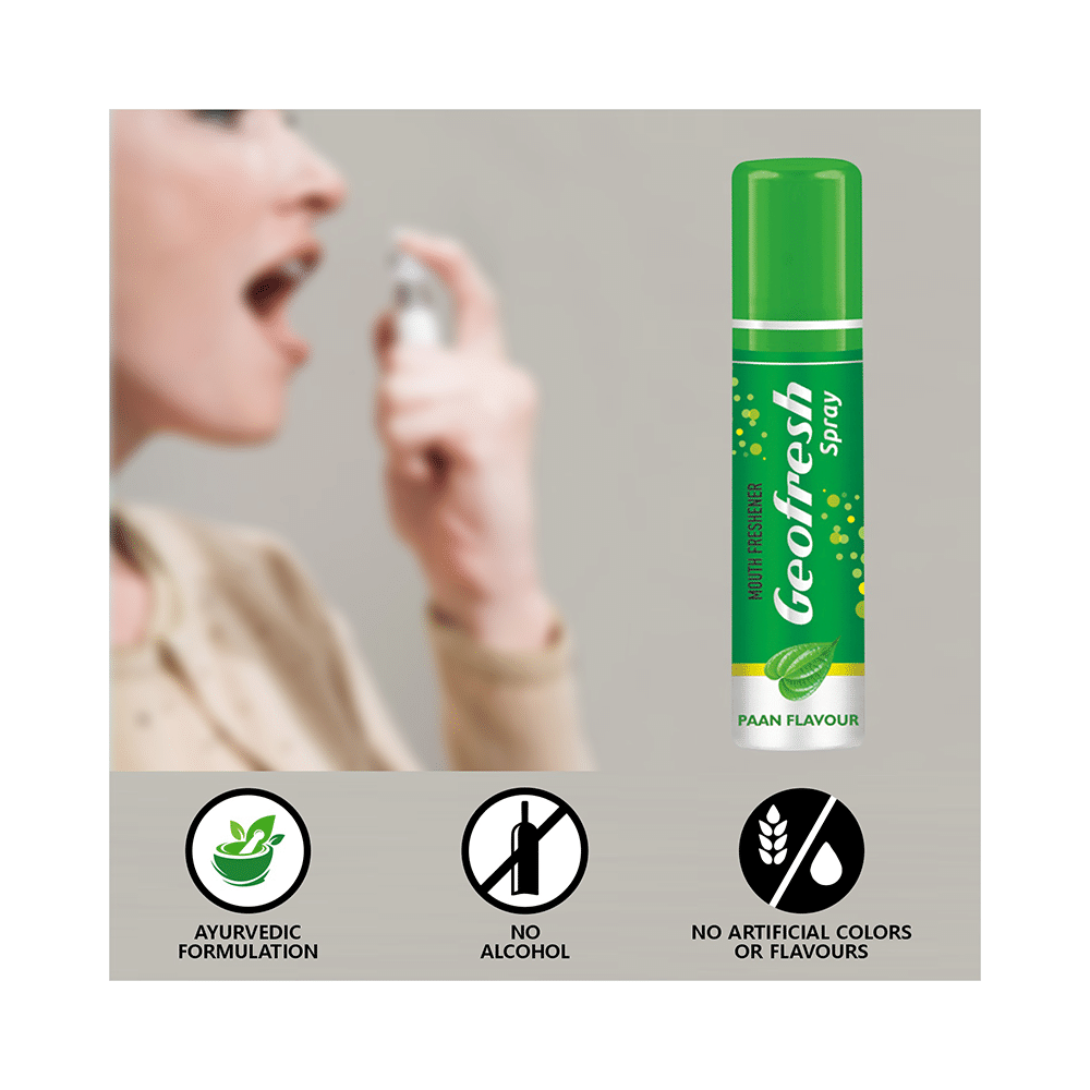 Leeford Geofresh Ayurvedic Mouth Freshner Spray Paan - Image 4