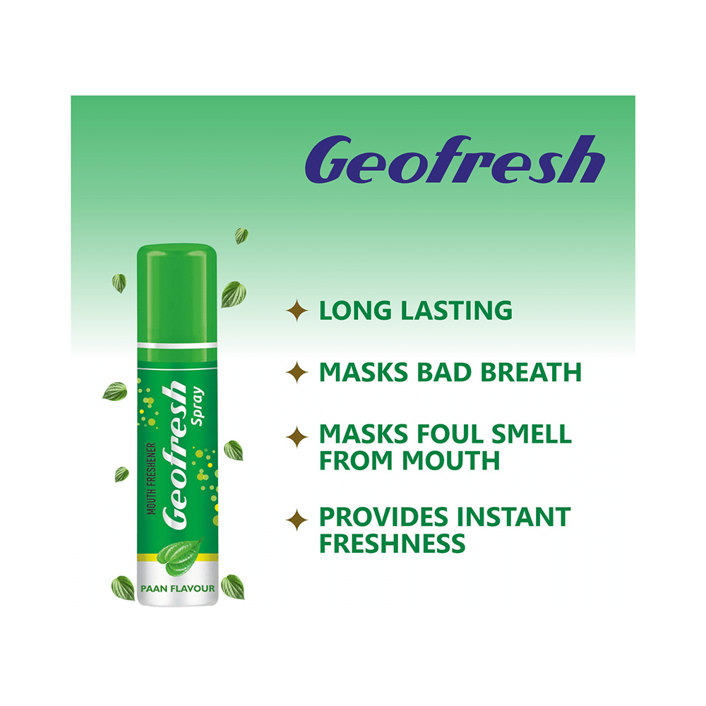 Leeford Geofresh Ayurvedic Mouth Freshner Spray Paan - Image 3