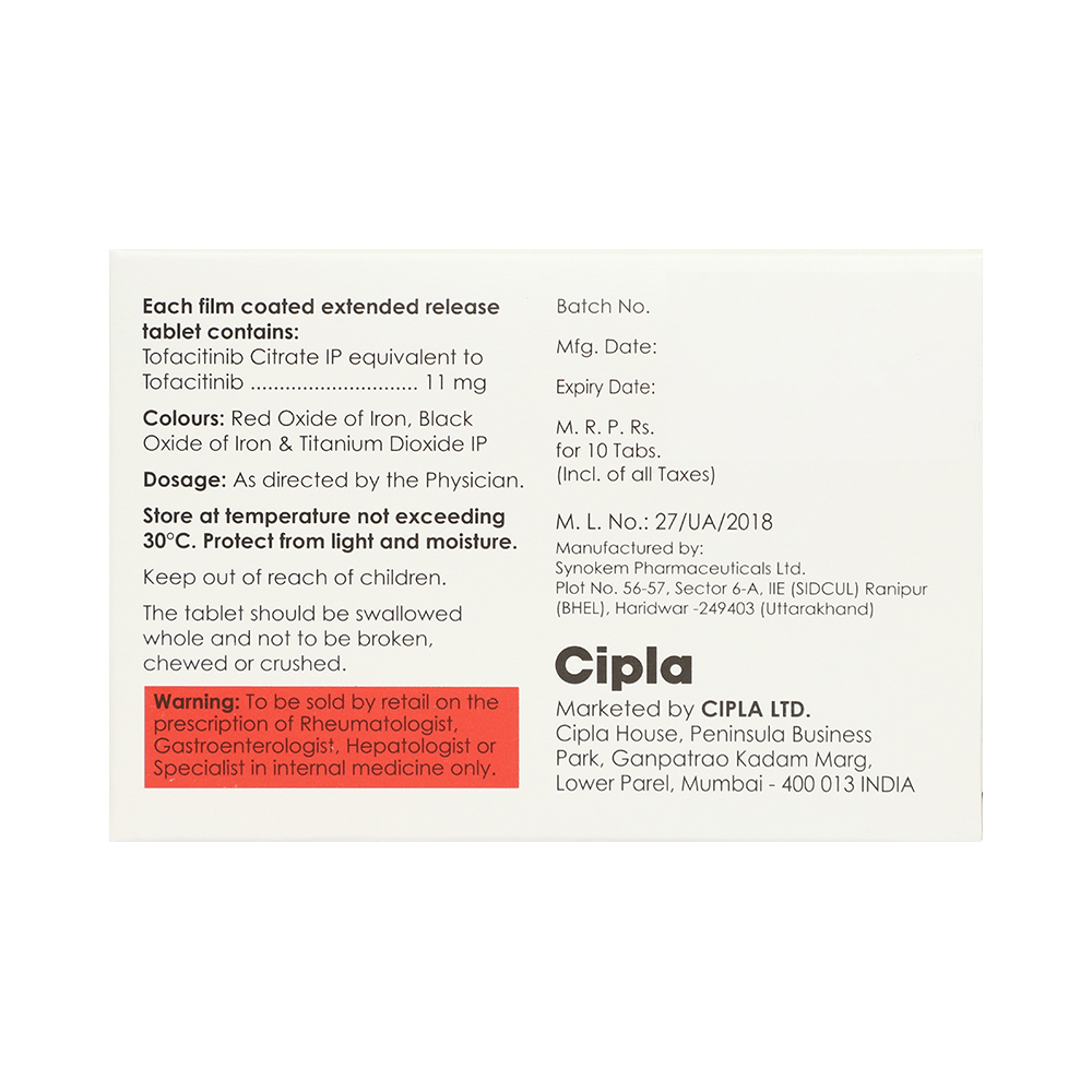 Tofajak-IN XR 11mg Tablet - Image 5